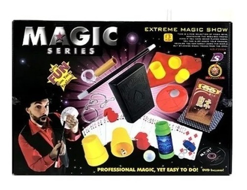 Kit Trucos De Magia + Dvd Instructivo Niños Magic Series