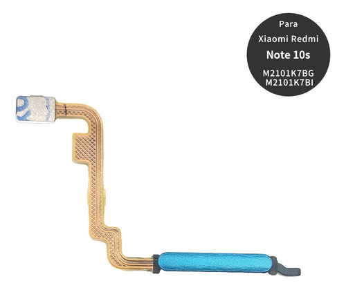 Flex Flexor Sensor De Huella Para Redmi Note 10s Azul