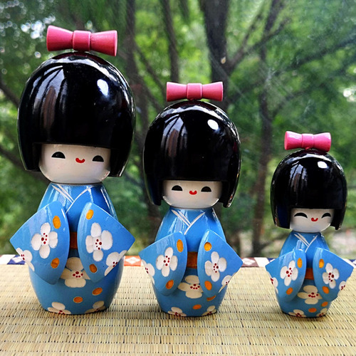 3 Adornos Creativos De Decoración De Muñecas Azul