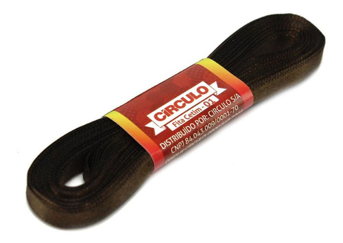 Fita De Cetim N01 10m - Círculo Cor 279-tabaco