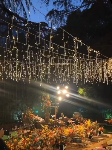 Cortina Led 10x1,5 Mts 550 Luces 8 Efectos De Luz