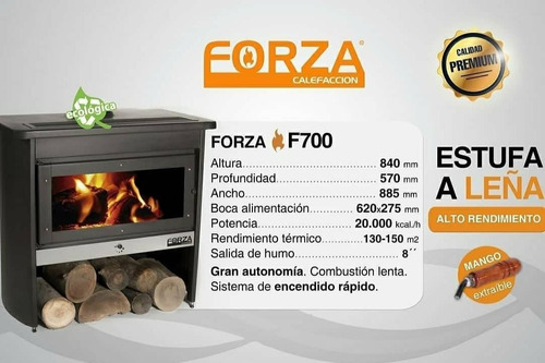Estufa Forza F-700 20000 Kcal/h 3838