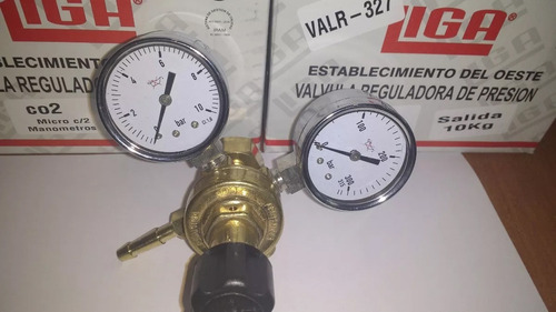 Imagen 6 de 10 de Tubo De Co2 5 Kg + Regulador Cerveza 2 Manometros Sin Carga!