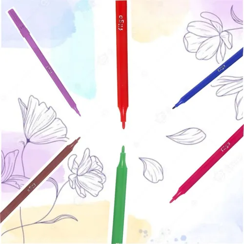 Marcador Fibra Escolar Filgo Pinto X10 Colores Largo
