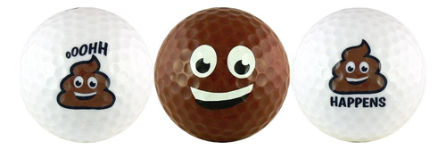 Juego De Regalo Poop Group Emoji Golf Ball