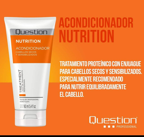 Imagen 2 de 2 de Acondicionador Crema De Enjuague Nutrition Question