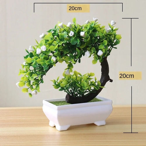 E C32 Plants, Bonsái Simple, Árbol Pequeño, Flores Falsas