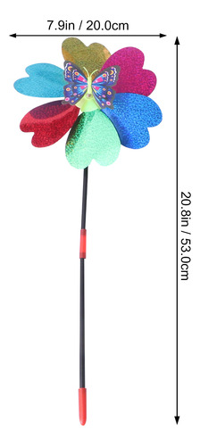 Molino De Viento Con Forma De Mariposa Con Lentejuelas Para