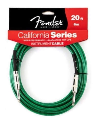 Fender Cable California Plug Plug 6 Metros