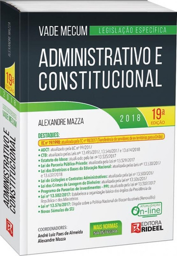 Vade Mecum Administrativo E Constitucional - Rideel