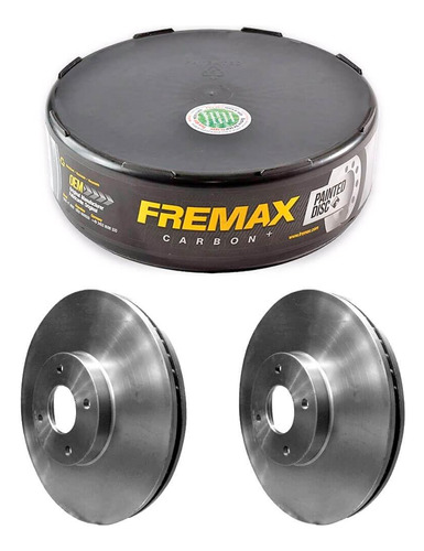 Par Disco Freio Kadett 89 A 98 Dianteiro Ventilado Fremax