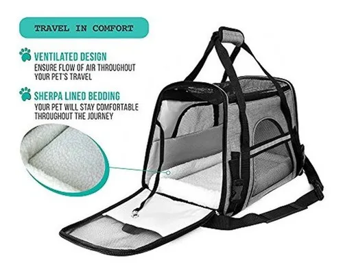 Petami Premium Airline Approated Softsided Pet Travel Carrie