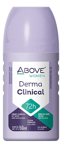 Above Roll-on Derma-clinical, Mujeres, 1.7 Oz  Desodorante