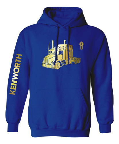 Sudadera Mod Trailero Kenworth T800 Estampado Metálico