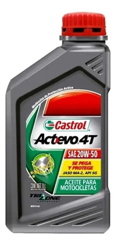 Aceite Castrol Actevo 4t 20w 50 Mineral