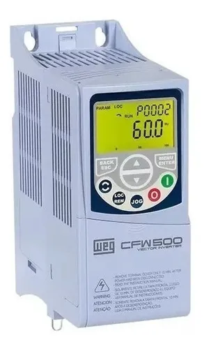 comprar Inversor De Frequência 2cv 380v Trifásico Cfw500 Weg (i)