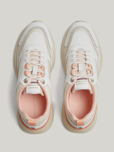 Zapatillas Running Mixed Mujer Tommy Hilfiger Blanco