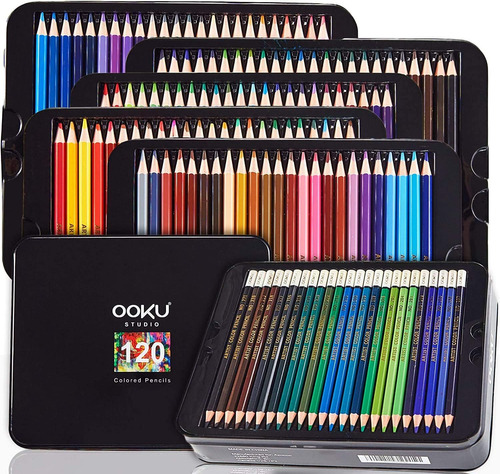 Ooku 120 Lápices De Colores - Lápices De Colores A Base De A