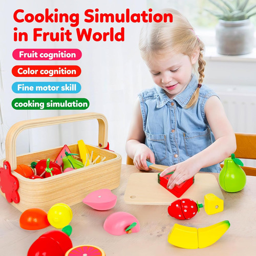 Juego De Juguetes De Madera Para La Cocina De Los Niños, Jue