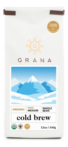 Grana Cold Brew Usda - Cafe De Grano Entero Organico De Come