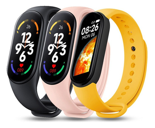 Relógio Inteligente M7 Smart Band 7 Mi Resistente Á Água 