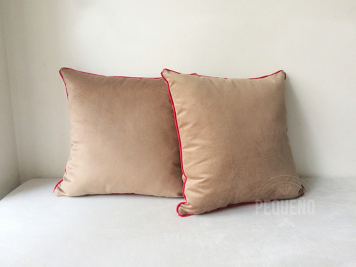 Imagen 8 de 8 de Almohadones Con Funda De Pana 45x45cm Pequeño Taller