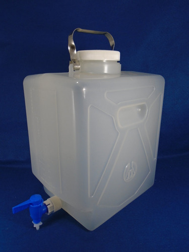 Garrafon 20 Lts Rectangular De Polipropileno Con Llave Disp