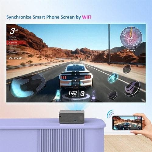 Proyector Led Wifi Android 16800 Lumens Full Hd Multipuertos