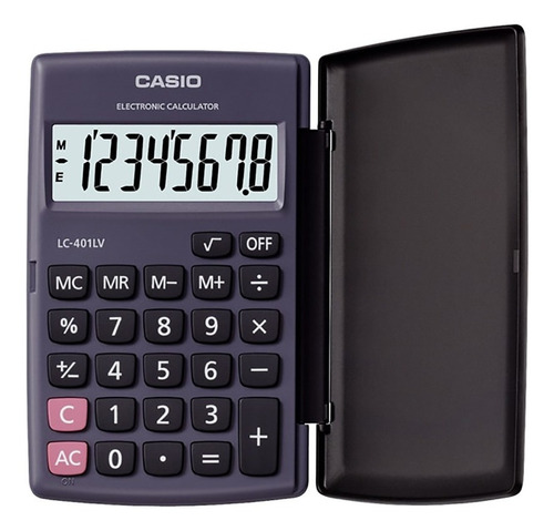 Calculadora Bolsillo Casio Lc-401lv Garantia Oficial 2 Años