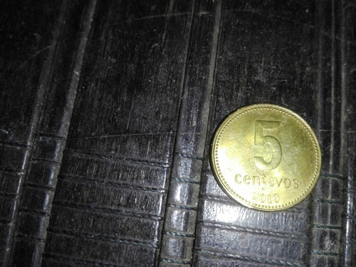 Moneda Argentina De 5cvos Del 2010