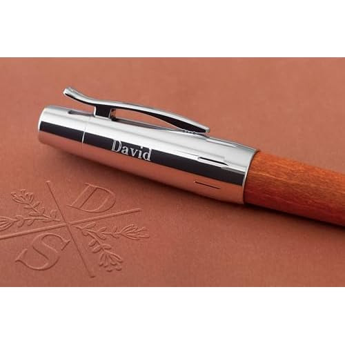 Pluma Rollerball De Madera Color Marrón Emotion