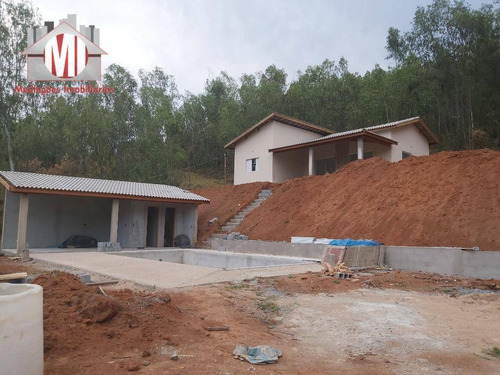 Imagem 1 de 24 de Linda Chácara Com 02 Dormitórios, Piscina, Edícula Gourmet E Lago, À Venda, 5000 M² Por R$ 450.000 - Pedra Bela - Pedra Bela/sp - Ch0789