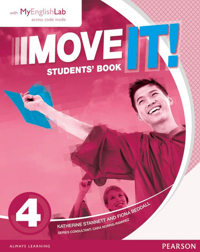 Move It - Students Book com MyEnglishLab - Level 4, de Wildman, Jayne. Editora Pearson Education do Brasil S.A., capa mole em inglês, 2015