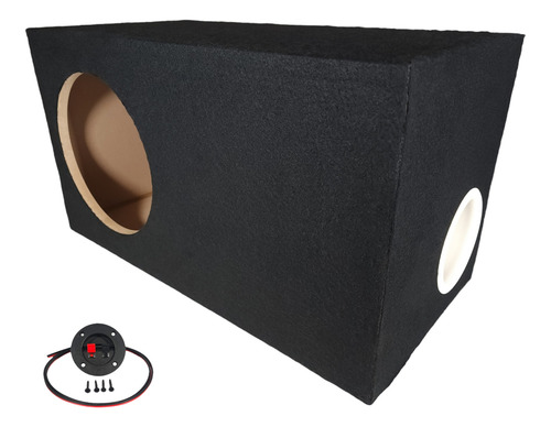 Caja Acústica Grande Con Port Para Subwoofer De 10in