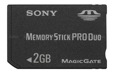 Imagem 1 de 3 de Cartão De Memória Sony Memory Stick Pro Duo 2gb Oem