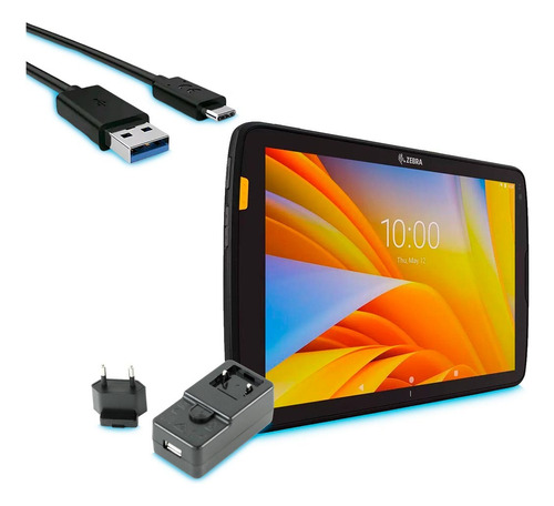 Kit Zebra Tablet Et40 10 Polegadas Com Fonte E Cabo (zbr02)