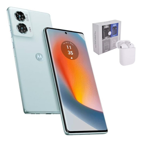 Motorola Familia Edge 50 Fusion 5g 256 Gb 8 Ram Ice Blue + Air Pods Genericos