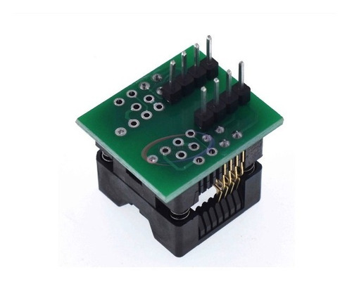 Imagem 2 de 4 de Adaptador Gravador Eprom 150mil 24xx Smd Soic8 Sop8 Ch341a