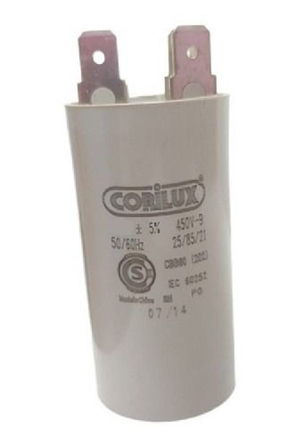 Capacitor Monofásico - Corilux - 30uf - 450v