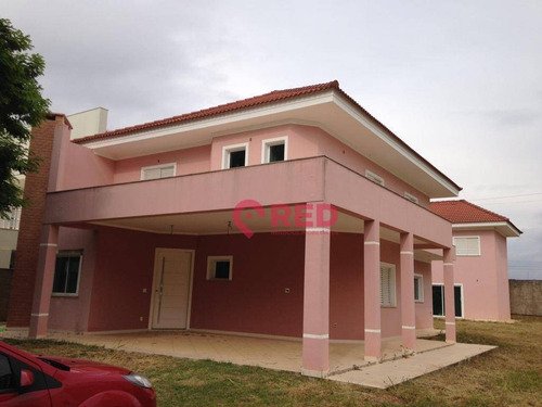 Belo Sobrado Com 5 Dormitórios À Venda, 400 M² Por R$ 1.200.000 - Condomínio Vivendas Do Lago - Sorocaba/sp - So0336