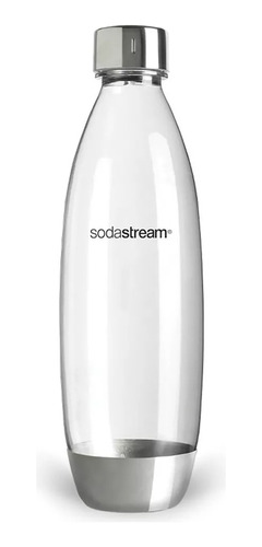 Botella Sodastream 1 Litro Metal Fuse Con Tapa Rosca Nox