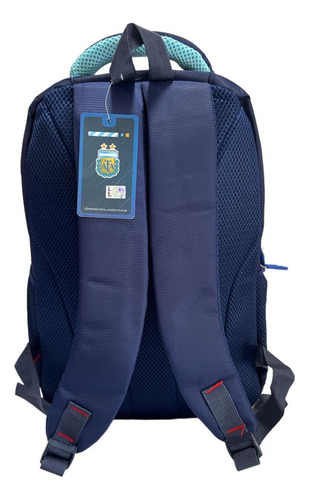 Mochila Escolar Tapa Dura Oficial Selección Argentina Messi!