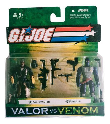 Gijoe Sgt Stalker Vs Firefly Valor Vs Venom 