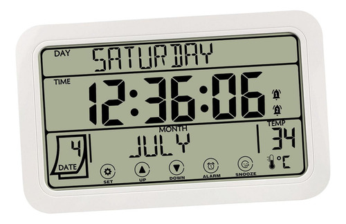 // Reloj De Pared Electrónico Con Pilas Decorativas Para La
