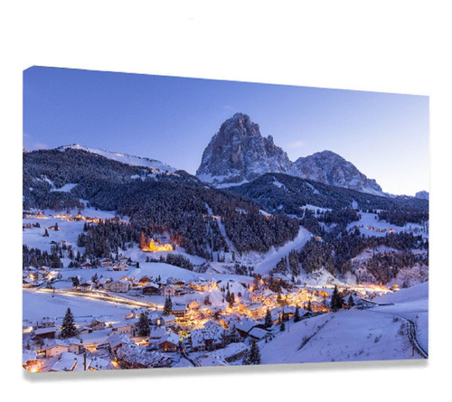 Quadro Decorativo Tela Para Sala Val Gardena Santa Cristina