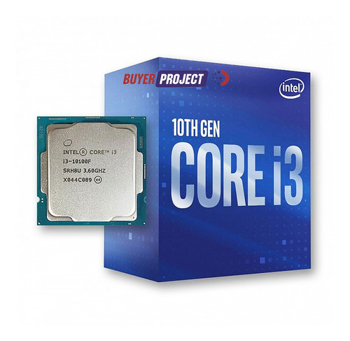 Imagen 1 de 4 de Procesador Intel Core I3 10100f 4.3ghz Lga1200 10ma Gen. 6m