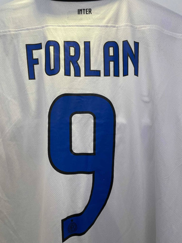 Camiseta Diego Forlan Inter De Milan 2012 Autografiada (Usado)