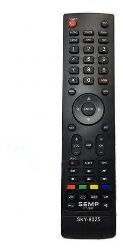 Controle Remoto Tv Semp Toshiba Dl-3277i Ct-6640 Youtube Rec