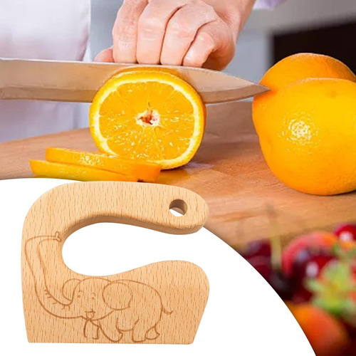 Imagen 5 de 7 de De Madera Cuchillo Para Niños Pequeños Herramienta De
