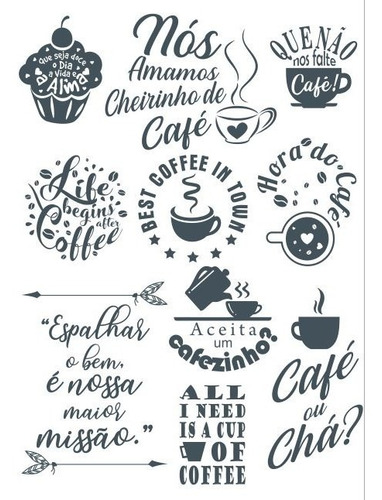 Arquivos Frases Cafe Adesivos Lase Router Cnc Corel